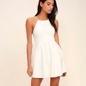Open Back Skater Dress